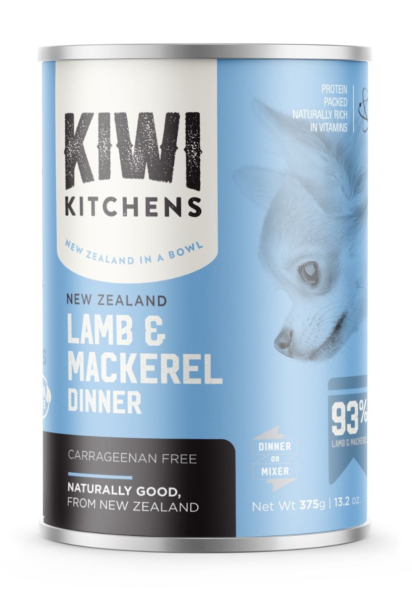 Kiwi Kitchens Mackerel & Lamb Dinner Canned Wet Dog Food