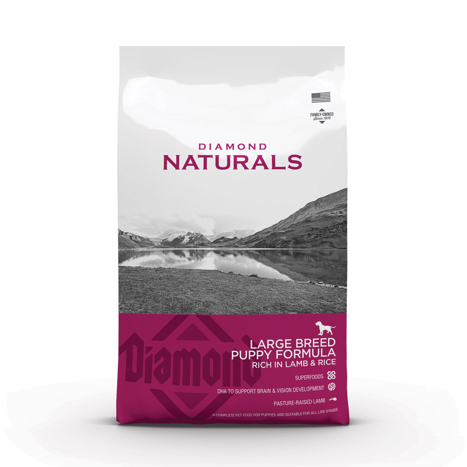 Diamond Naturals Large Breed Puppy Lamb & Rice Formula 15kg
