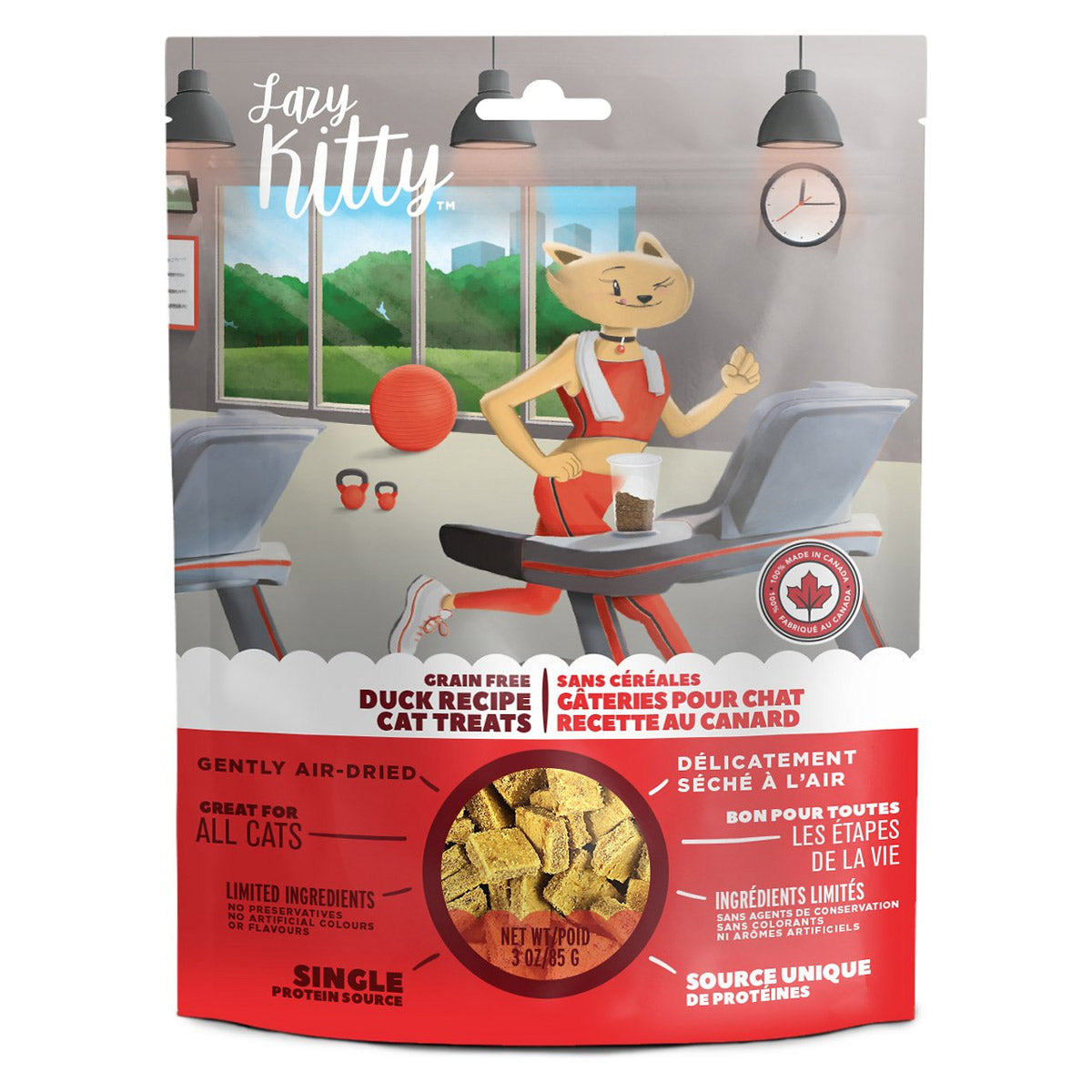 Lazy Kitty Air-Dried Grain-Free Cat Treats – Duck Recipe 3oz / 85gm