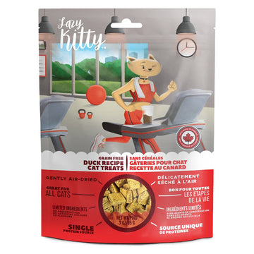Lazy Kitty Air-Dried Grain-Free Cat Treats – Duck Recipe 3oz / 85gm