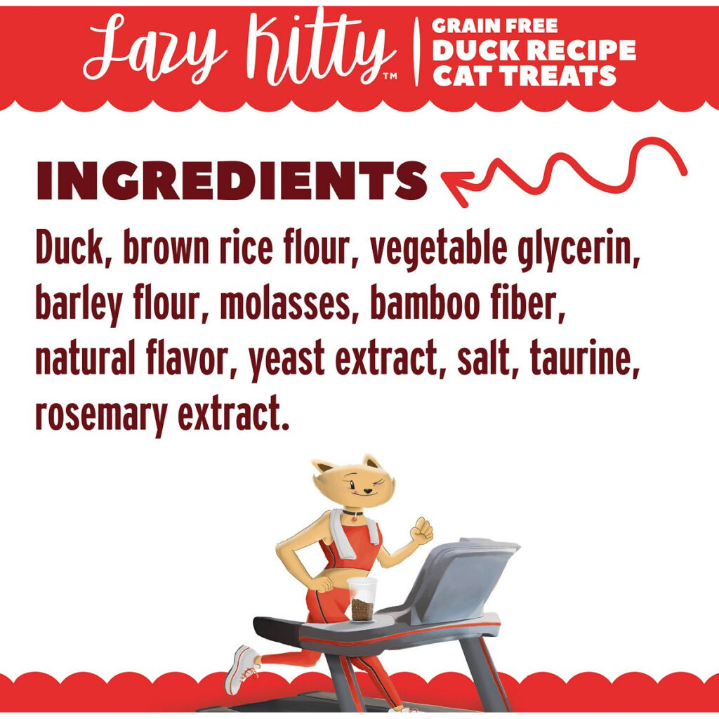 Lazy Kitty Air-Dried Grain-Free Cat Treats – Duck Recipe 3oz / 85gm
