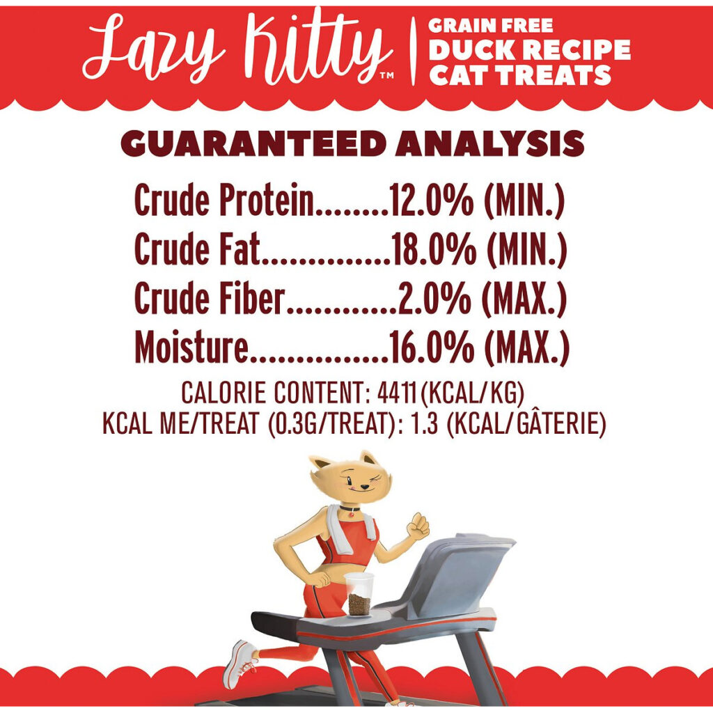 Lazy Kitty Air-Dried Grain-Free Cat Treats – Duck Recipe 3oz / 85gm