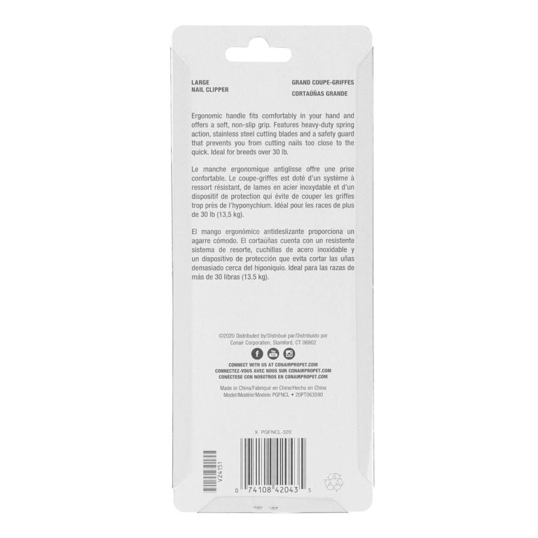 ConairPRO Dog Nail Clippers – Large