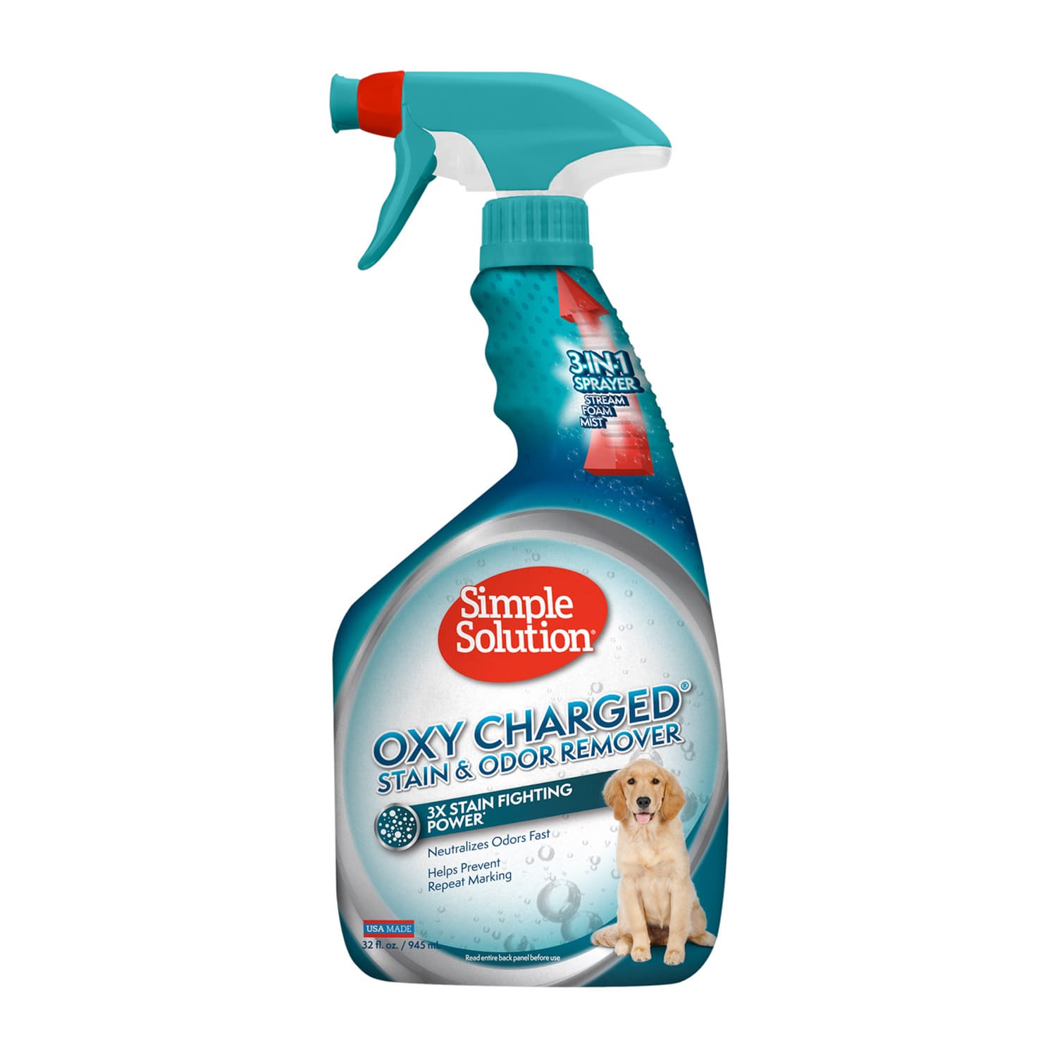 Simple Solution Oxy Charged Pet Stain and Odor Remover – 945ml