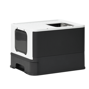 Pakeway Foldable Cat Litter Box with Cat Litter Scoop