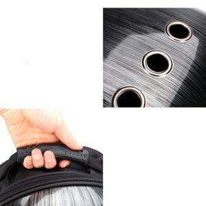 Cozy Paws Pink Kitty Transparent Capsule Pet Travel Backpack