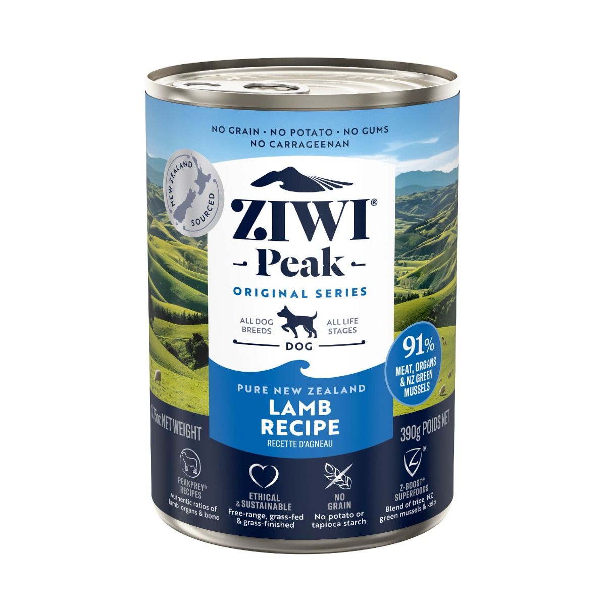ZIWI Peak Lamb Recipe Wet Dog Food