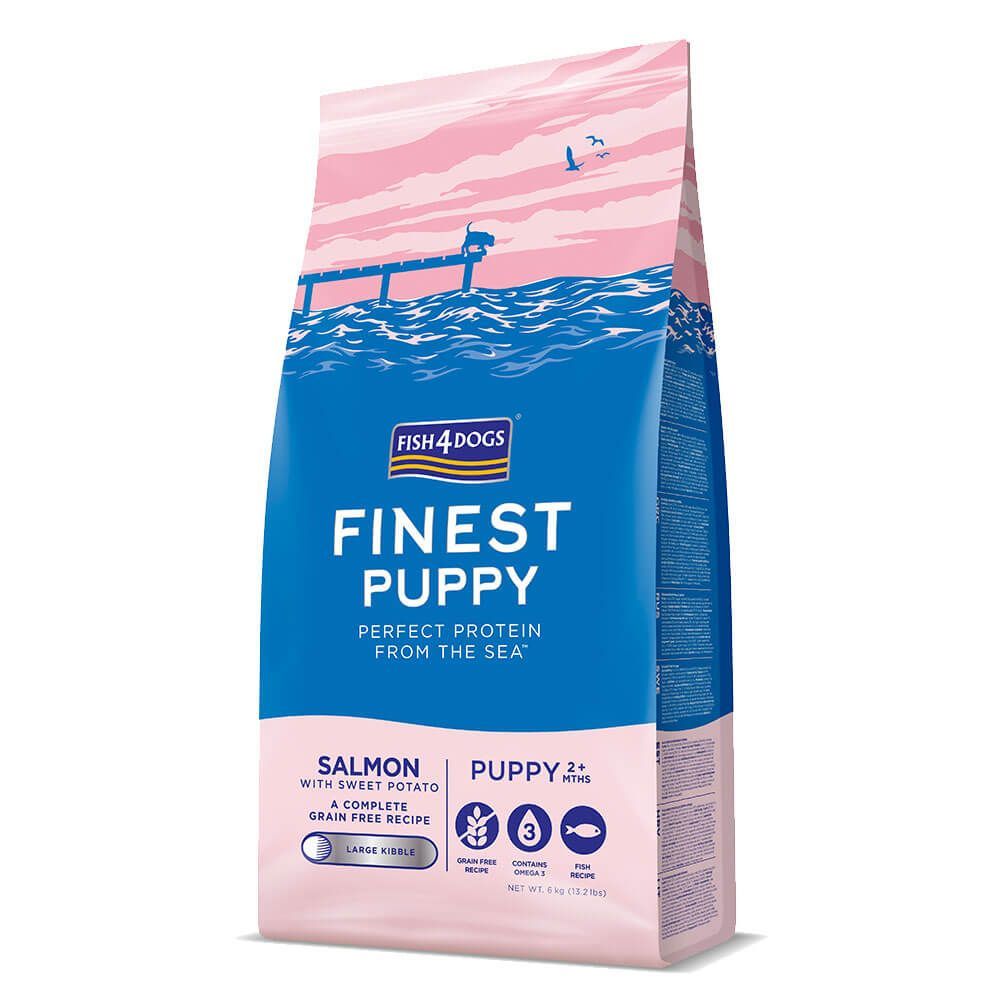 Fish4Dogs Finest Salmon Large Kibble Dry Puppy Food