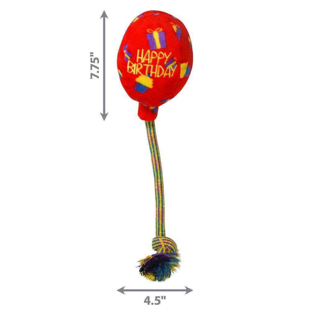 Kong Occasions Birthday Balloon Dog Toy