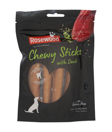 Pets Unlimited Chewy Stick with Duck Medium Dog Treats 4pcs