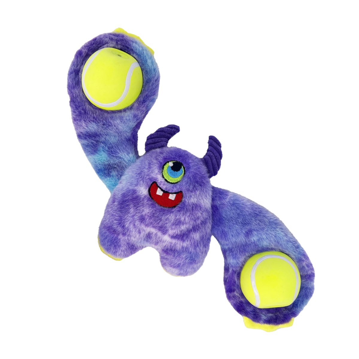 Kong Woozles Monster Squeaker Plush Dog Toy