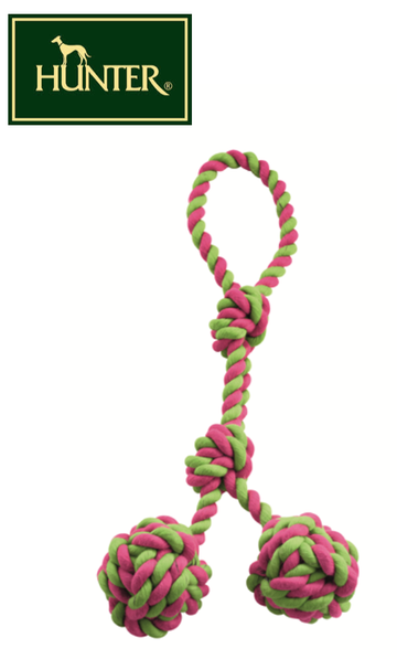 Hunter Double Rope Ball Dog Toy