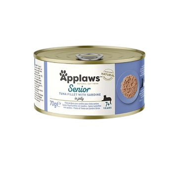 Applaws Tuna Fillet with Sardine Senior Wet Cat Food 70g Tin