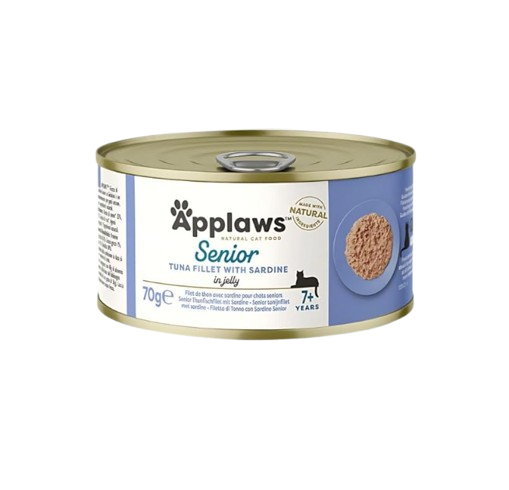Applaws Tuna Fillet with Sardine Senior Wet Cat Food 70g Tin