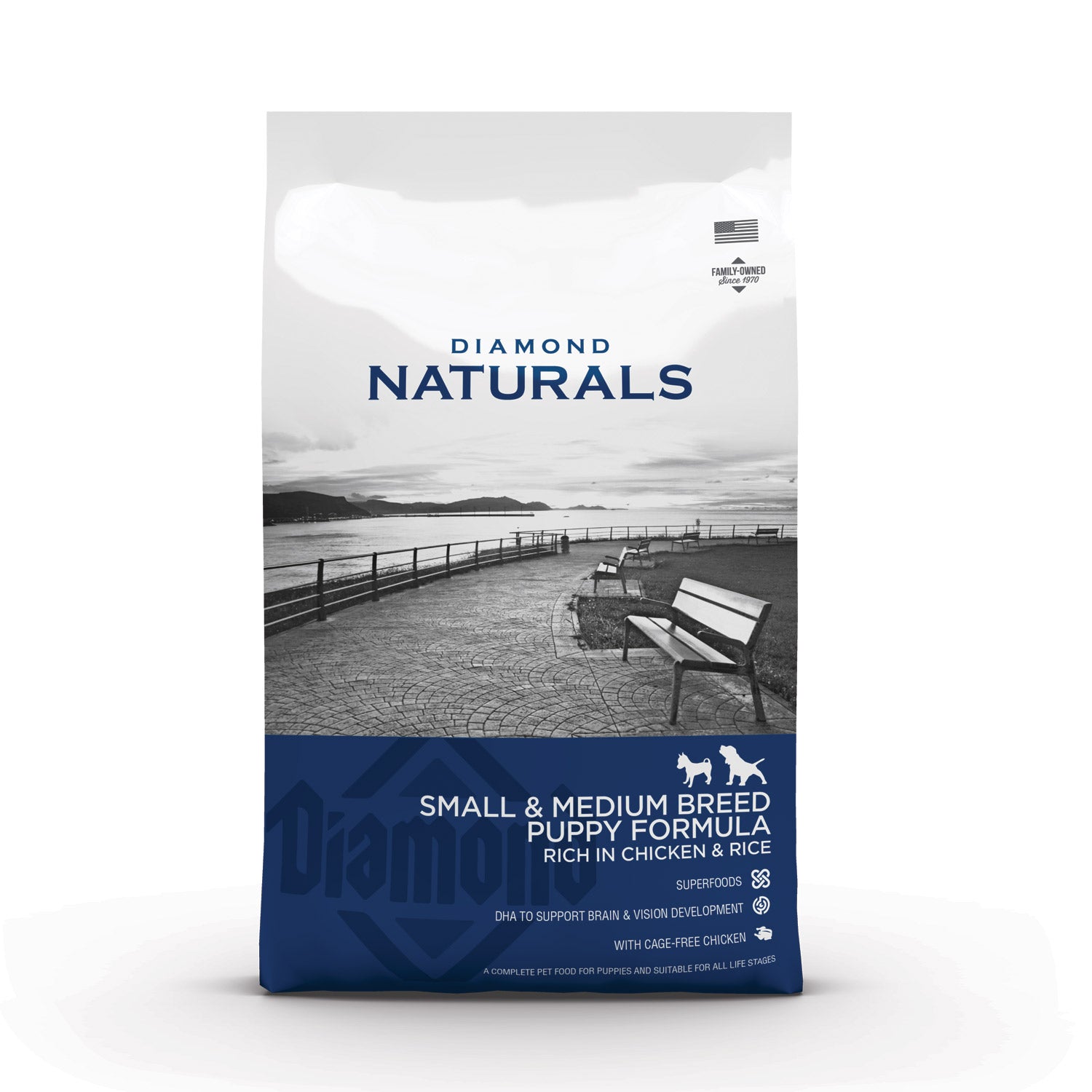 Diamond Naturals Small and Medium Breed Puppy Rich in Chicken & Rice 2kg