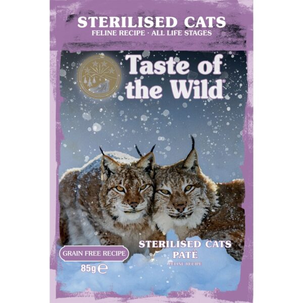 Taste of the Wild Sterilised Cat Paté – 85g