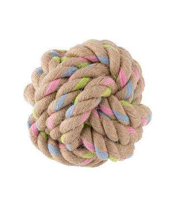 Beco Pets Hemp Rope Chunky Ball Dog Toy