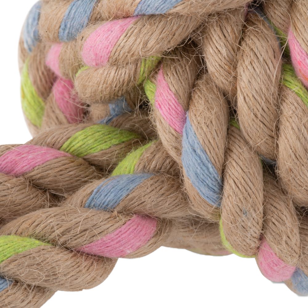Beco Pets Hemp Rope Ball on Loop Dog Toy