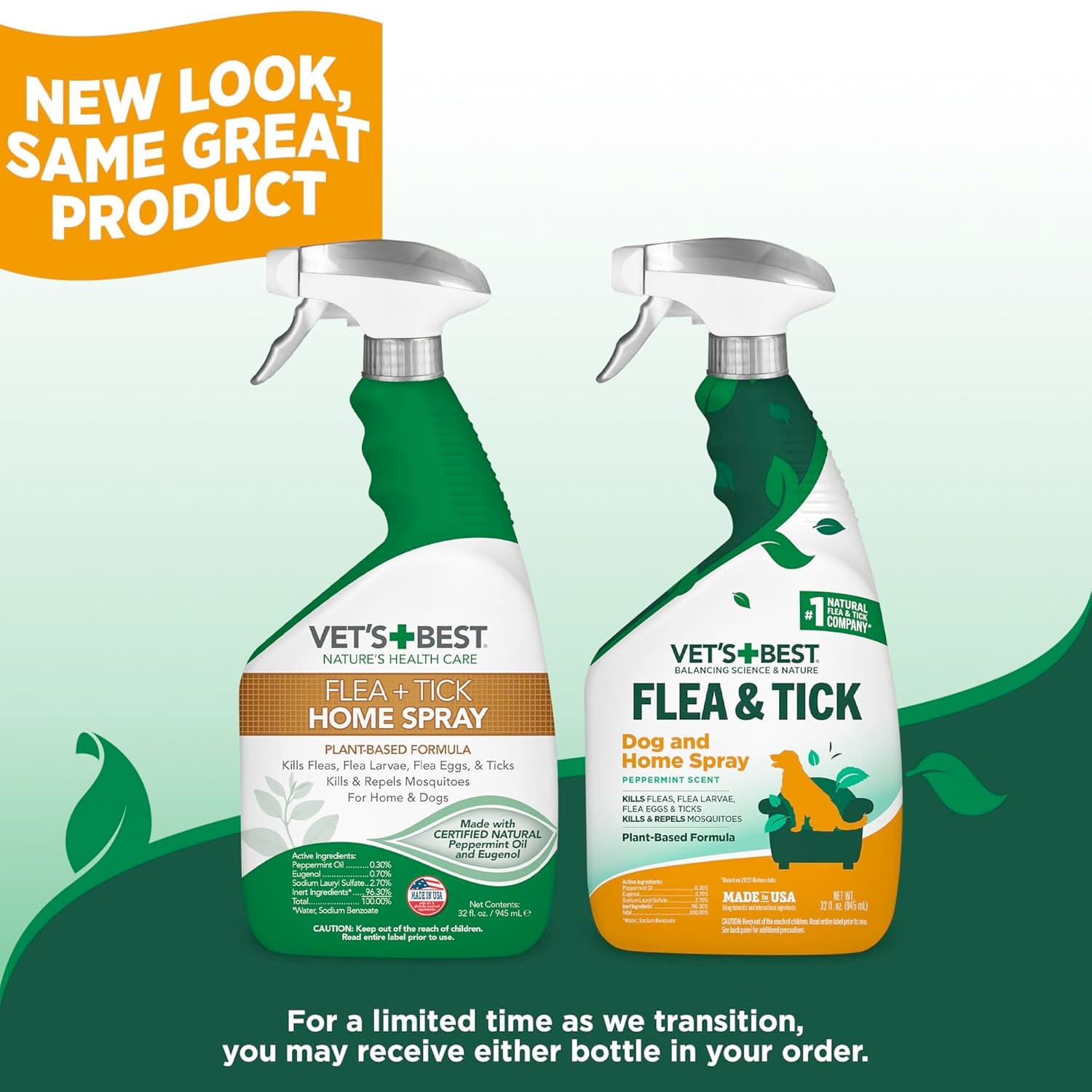 Vet’s Best Flea and Tick Home Treatment Spray 32 oz