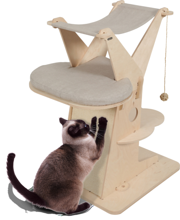 Cat Lodge 5 Cat Tree 90cm FSC - Image 3