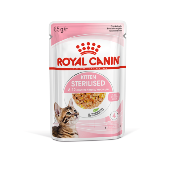 Feline Health Nutrition Kitten Sterilised Jelly (WET FOOD - Pouches)