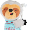 CHIQUITOS SLOTH PLUSH TOY WITH ROPE