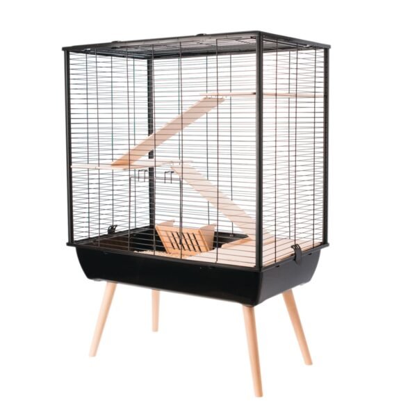 NEO COSY LARGE RODENT CAGE - BLACK - Image 3