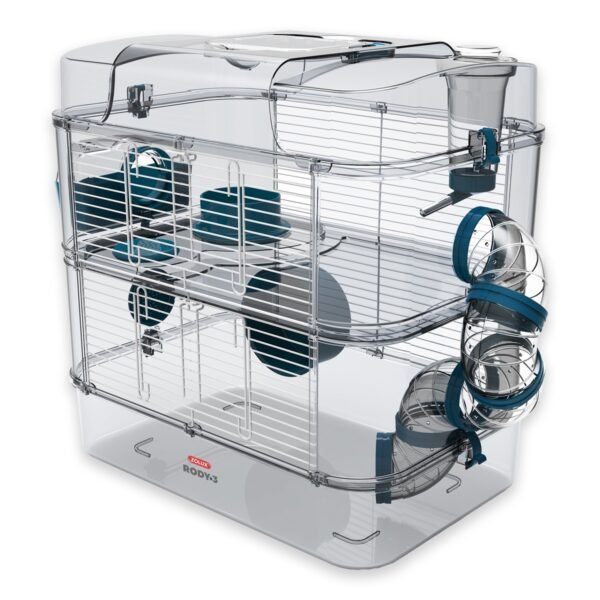 Rody 3 Duo Rodent Cage - Blue - Image 2