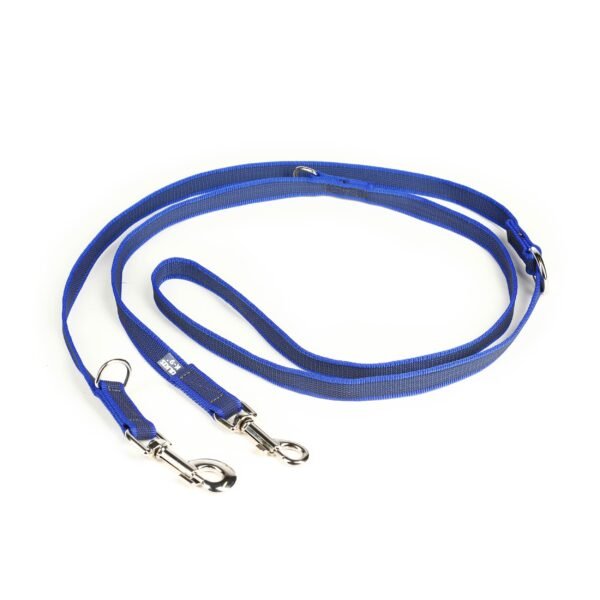Color & Gray Adjustable Leash - Blue-Gray Width 2 cm - Image 3
