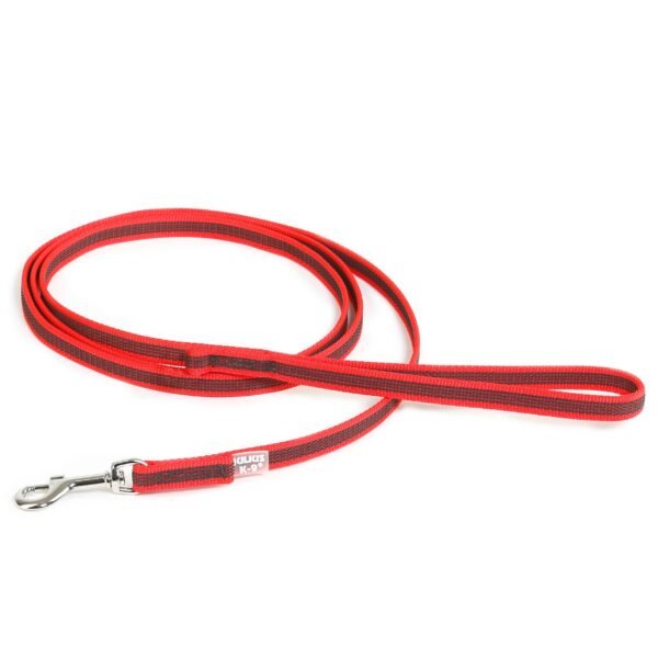 Color & Gray with Handle Leash - Red-Gray Width 1.4 cm & Length 2 Meter - Image 2