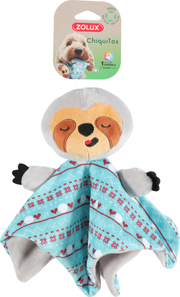 CHIQUITOS QUILTED SLOTH PLUSH TOY