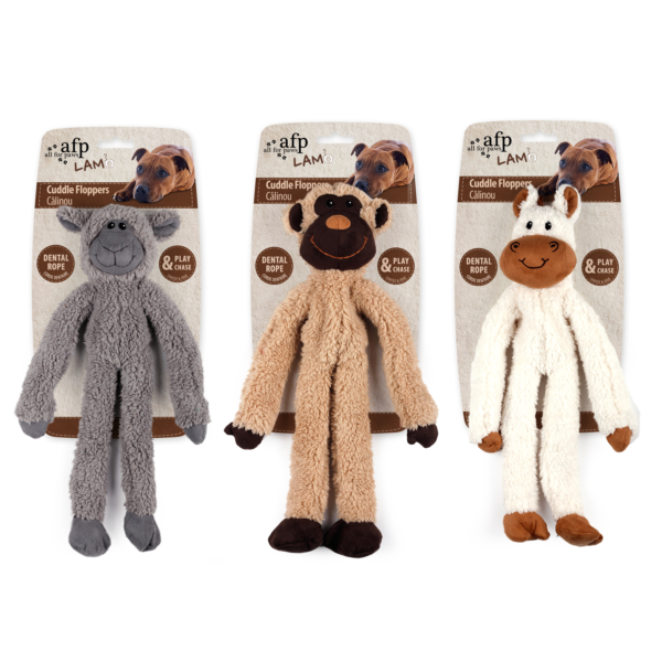 Lambswool - Cuddle Ropey Floppers Assorted - 3 pcs / pk