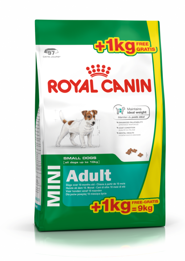 Size Health Nutrition Mini Adult 8+1KG
