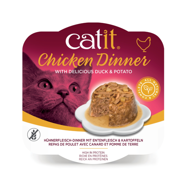Catit Chicken Dinner Duck & Potato 80 g 6pcs/box