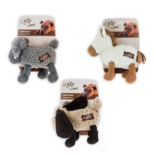 Lambswool - Cuddle Animal Assorted - 3 pcs / pk