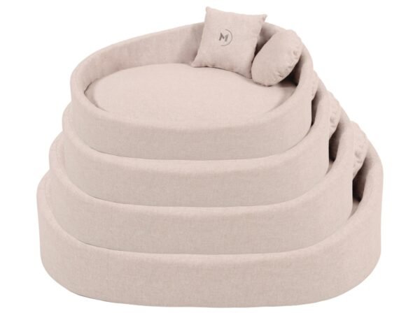 Milano Pet Bed Beige- Set of 4 70-100cm