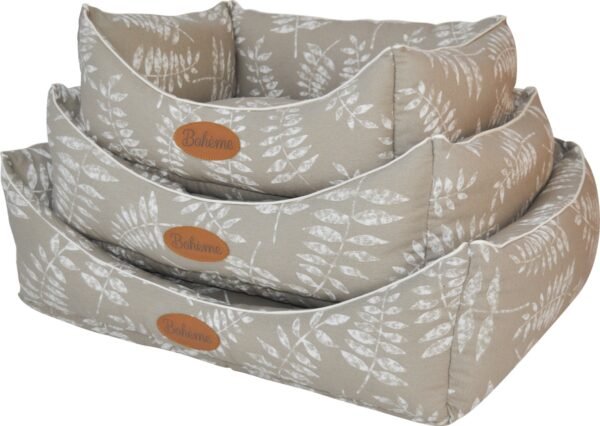 Boheme Dog Bed Beige 55cm - Image 2