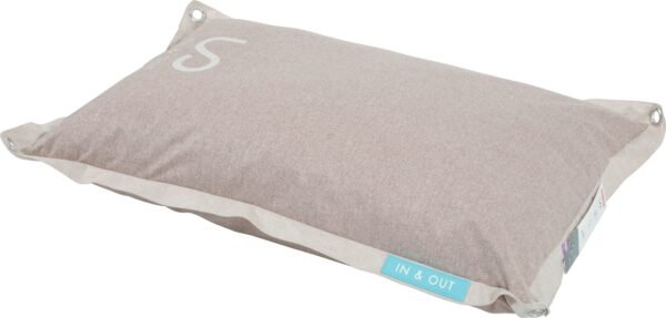 In/Out Cushion with Removable Cover Beige 110cm