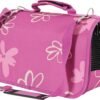 PET CARRIER FLOWER PLUM LARGE - Image 2