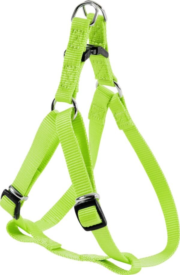 NYLON VEST-SHAPE HARNESS 10MM ANISE GREEN