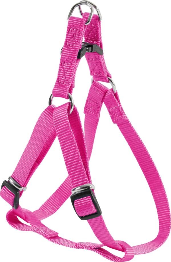 NYLON VEST-SHAPE HARNESS 15MM FUCHSIA
