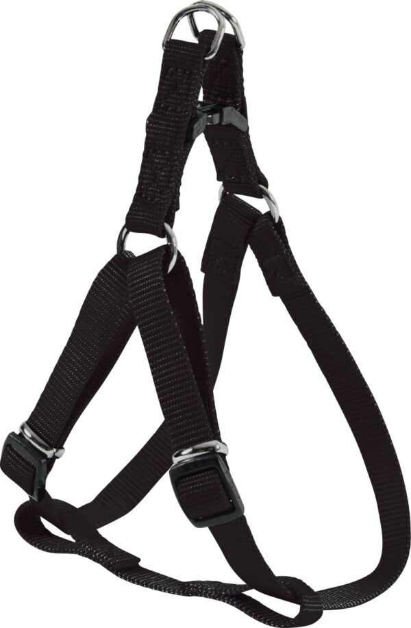 NYLON VEST-SHAPE HARNESS 10MM BLACK