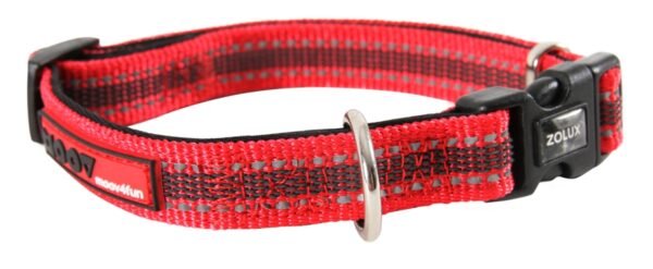 MOOV ADJUSTABLE COLLAR RED 20MM