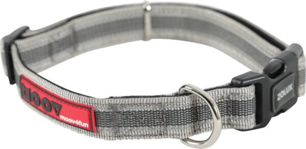 Moov Adjustable Collar Grey 20mm