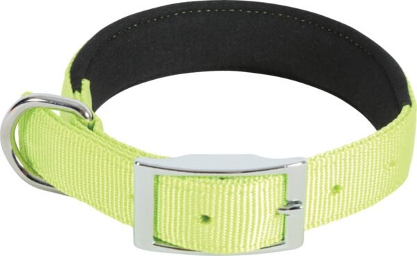 NYLON COMFORT COLLAR 40CM 20MM ANISE GREEN