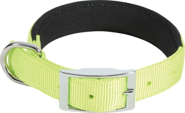 NYLON COMFORT COLLAR 65CM 25MM ANISE GREEN