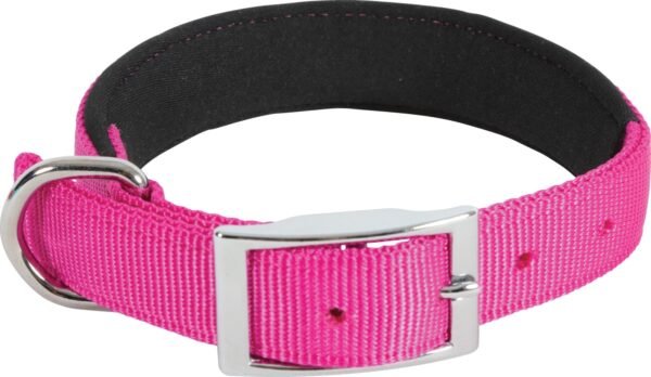 NYLON COMFORT COLLAR 65CM 25MM PINK