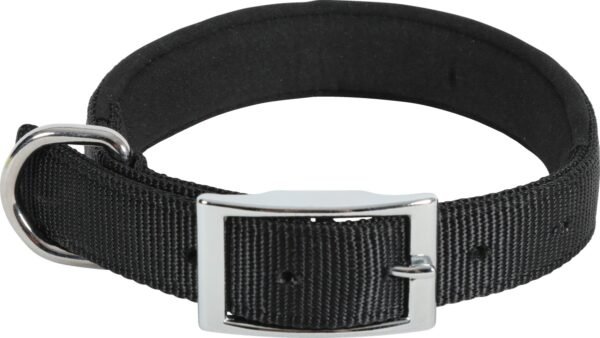 NYLON COMFORT COLLAR 45CM 20MM BLACK