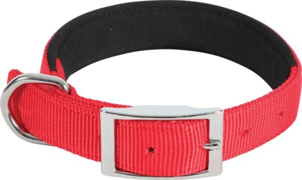 NYLON COMFORT COLLAR 45CM 20MM RED