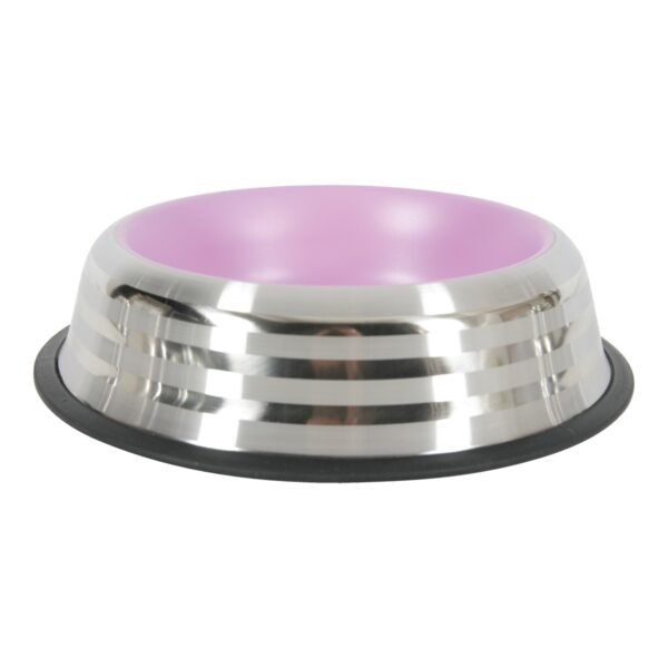 Merenda Stainless Non-Slip Dog Bowl - Pink 500ml - Image 2